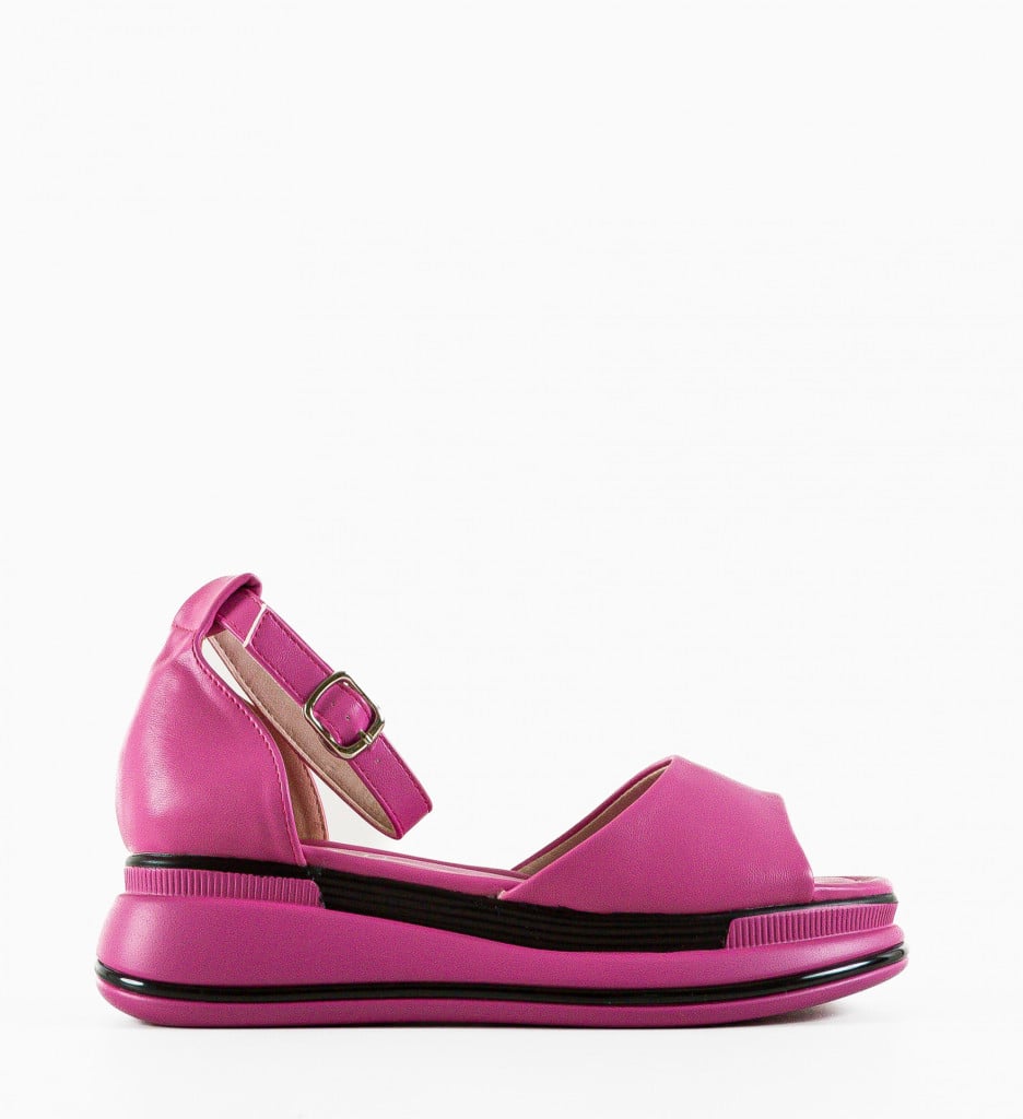 Sandale dama Grifon Fuchsia - 3 | YEO