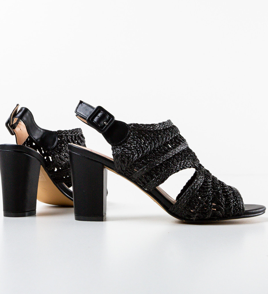 Sandale dama Holly Negre - 5 | YEO