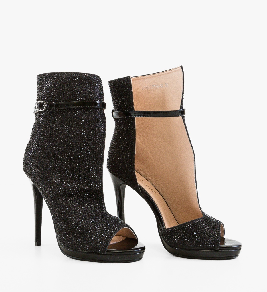 Sandale dama Oranjerie Negre - imagine 4