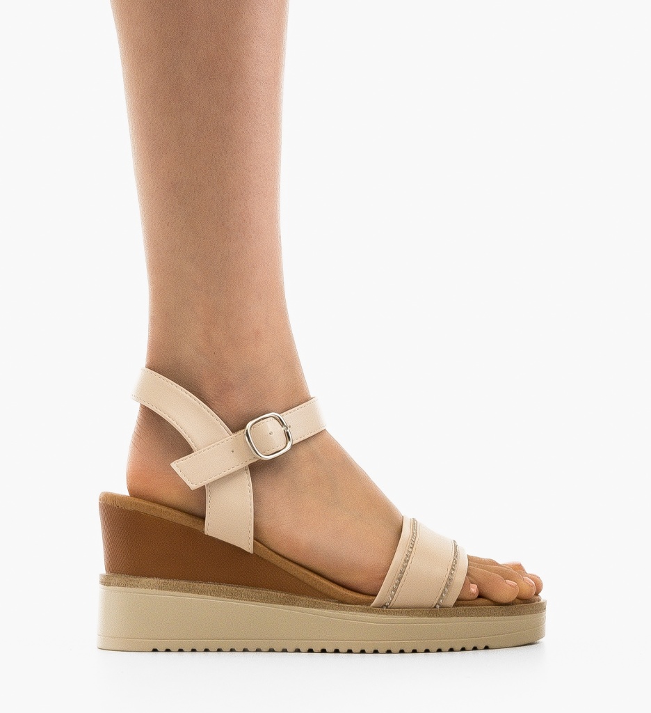 Sandale dama Porter Bej - 4 | YEO