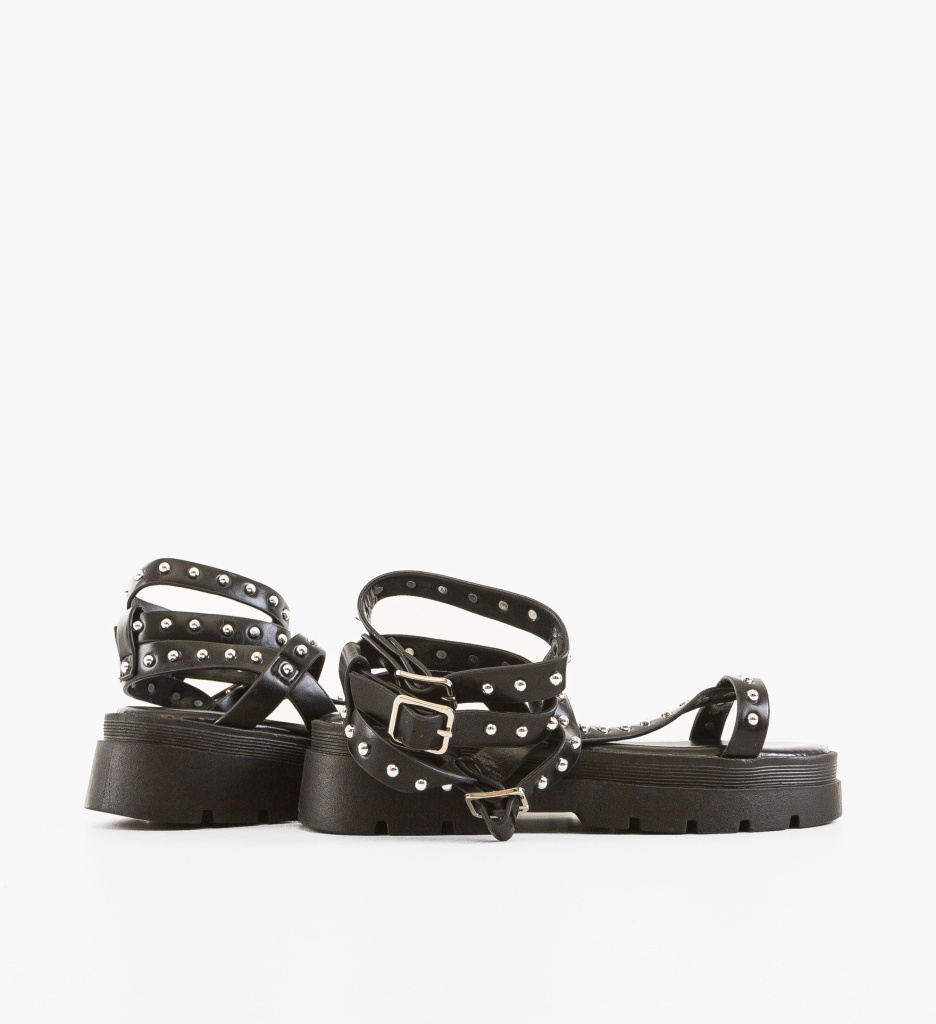 Sandale dama Quinn Negre - 2 | YEO