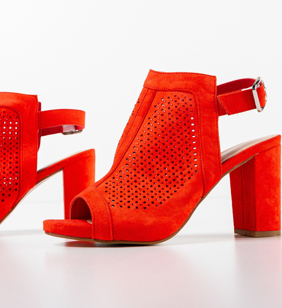 Poze Sandale dama Shayan Rosii depurtat.ro 