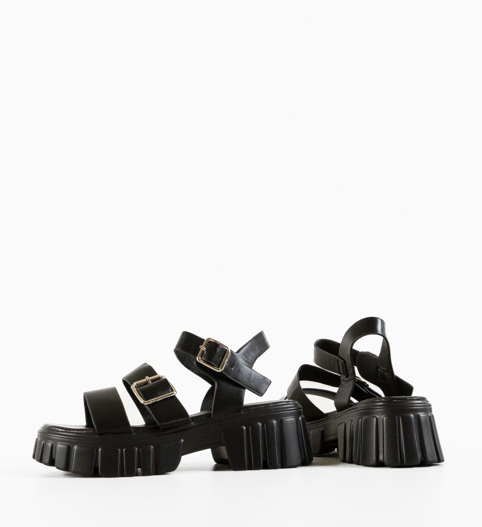 Sandale dama Spacey Negre - 5 | YEO