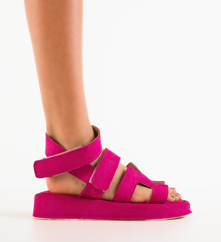 Sandale dama Vardan Fuchsia - 4 | YEO