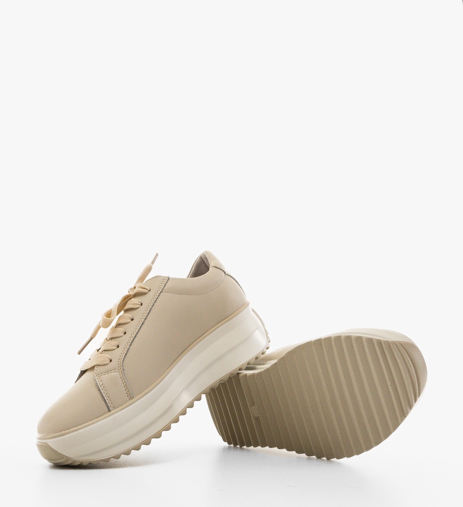 Sneakers dama Arioami Bej - 5 | YEO