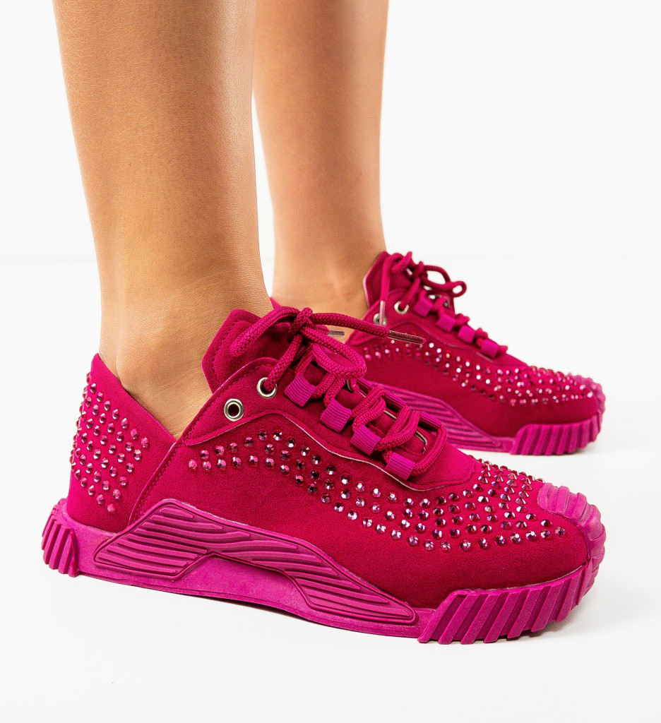 Sneakers dama Aristom Fuchsia - 1 | YEO