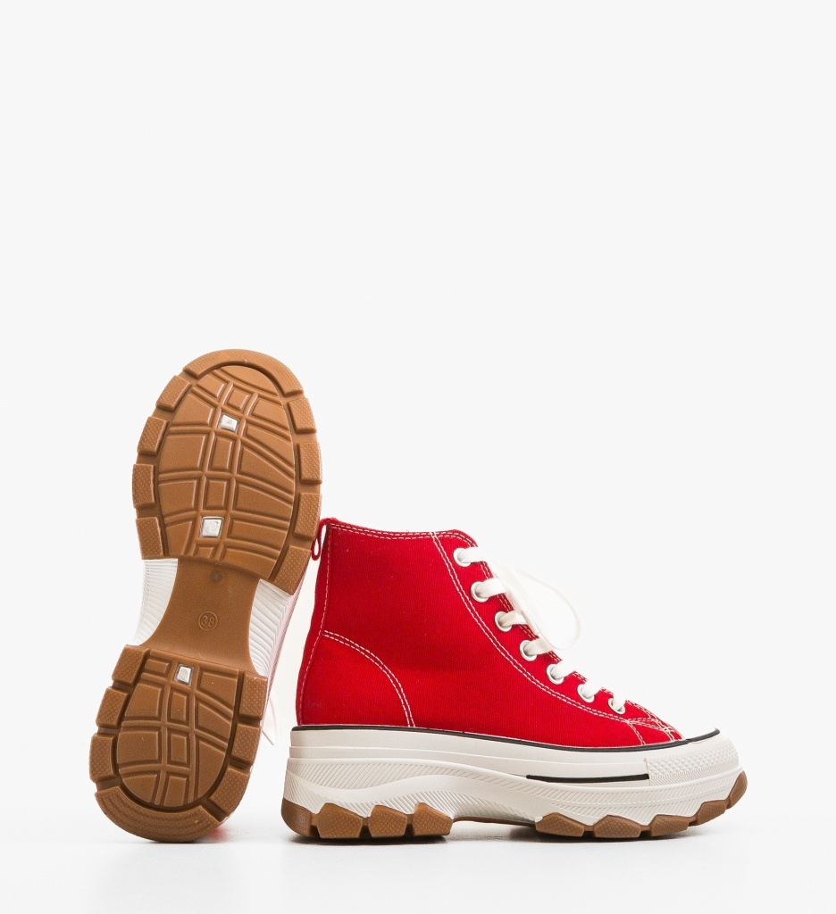 Sneakers dama Blait Rosii - 3 | YEO
