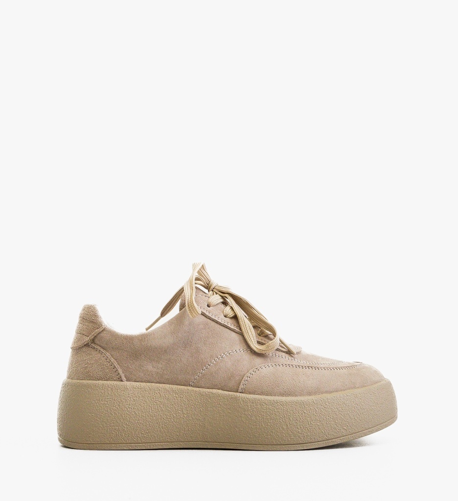 Sneakers dama Brittni Gri - 4 | YEO