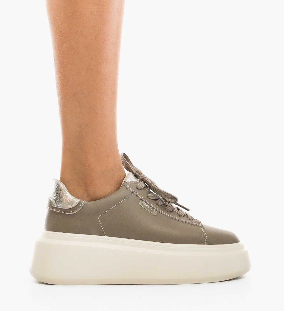 Sneakers dama Byva Gri - 2 | YEO