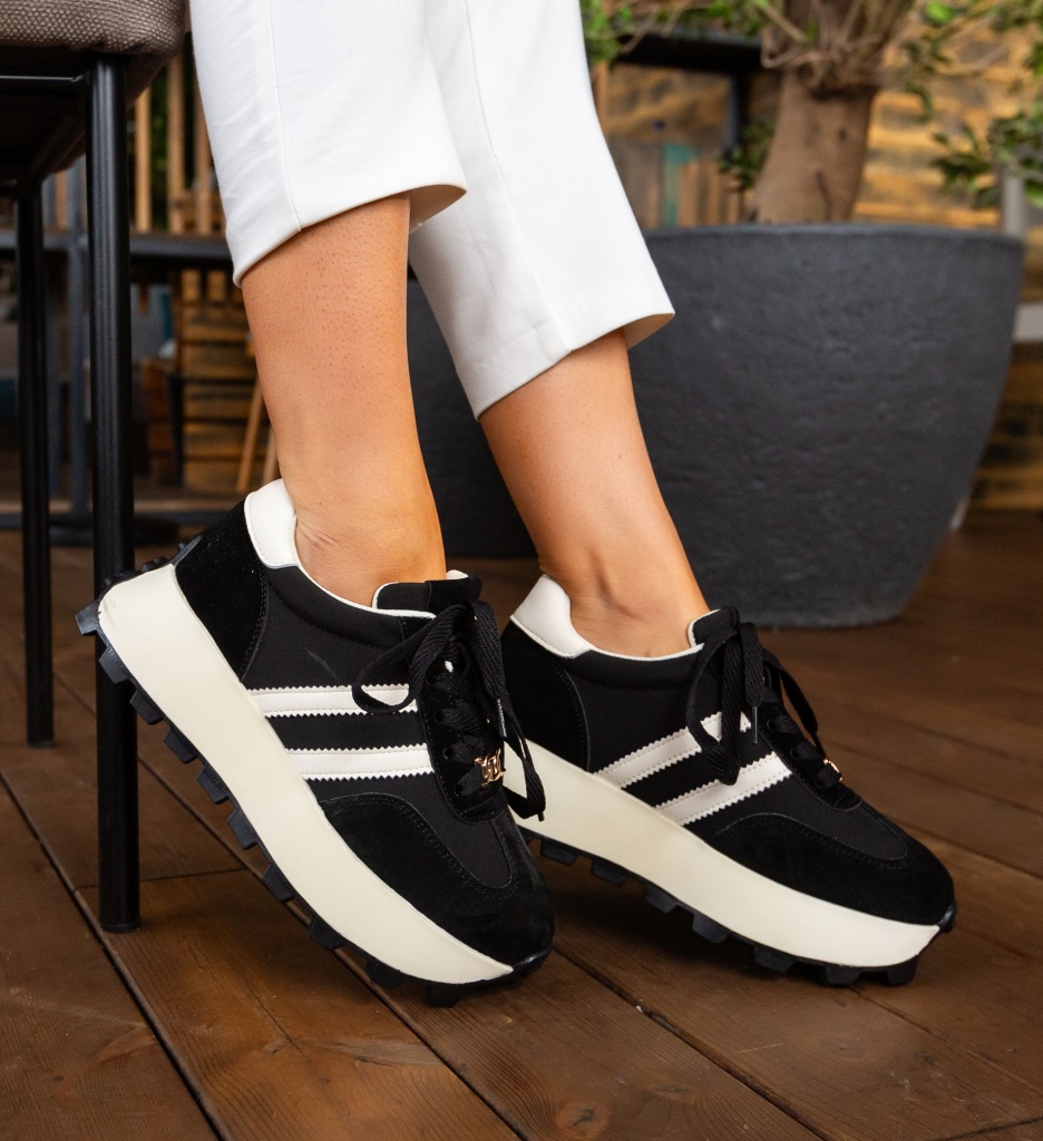 Sneakers dama Careof Negre - 3 | YEO