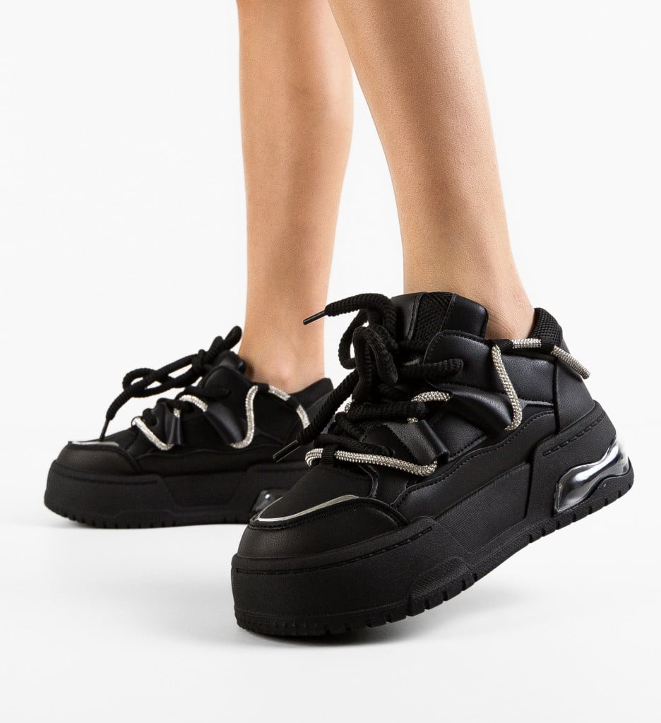 Sneakers dama Cationi Negri - 3 | YEO