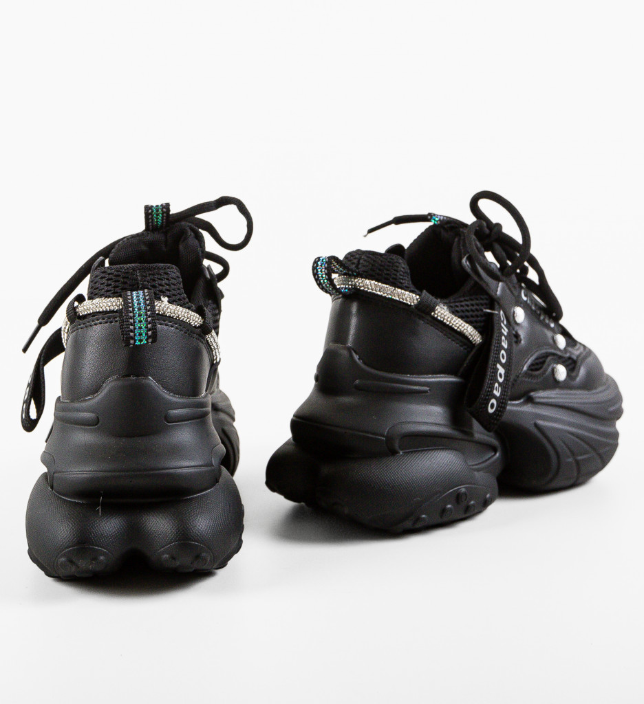 Poze Sneakers dama Chaopao Negri depurtat.ro 