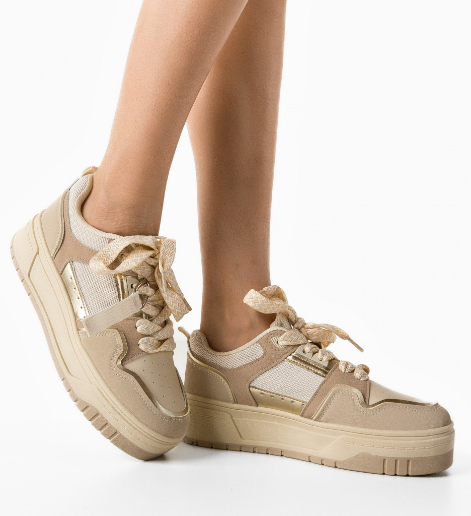 Sneakers dama Don Khaki