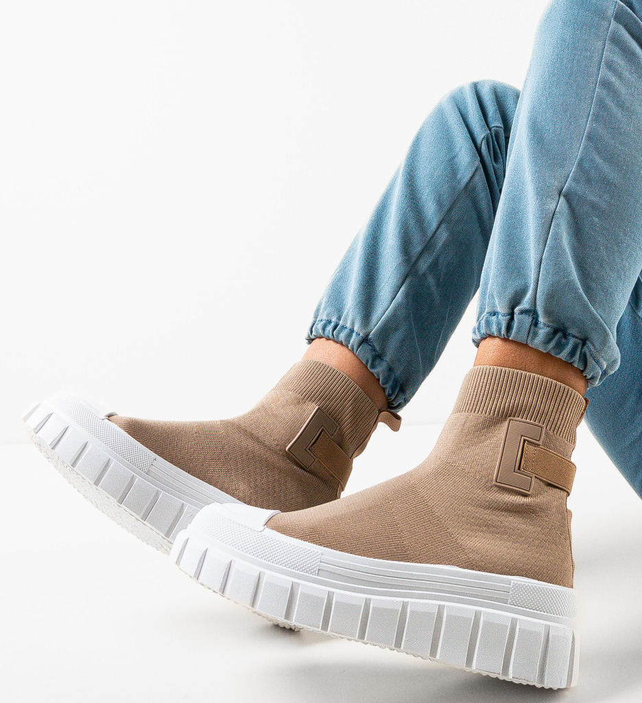 Sneakers dama Firth Khaki - 2 | YEO