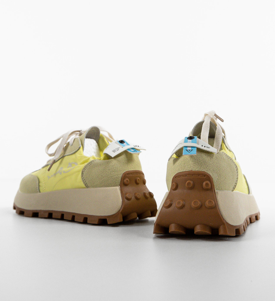 Sneakers dama Galant Galbeni - 4 | YEO