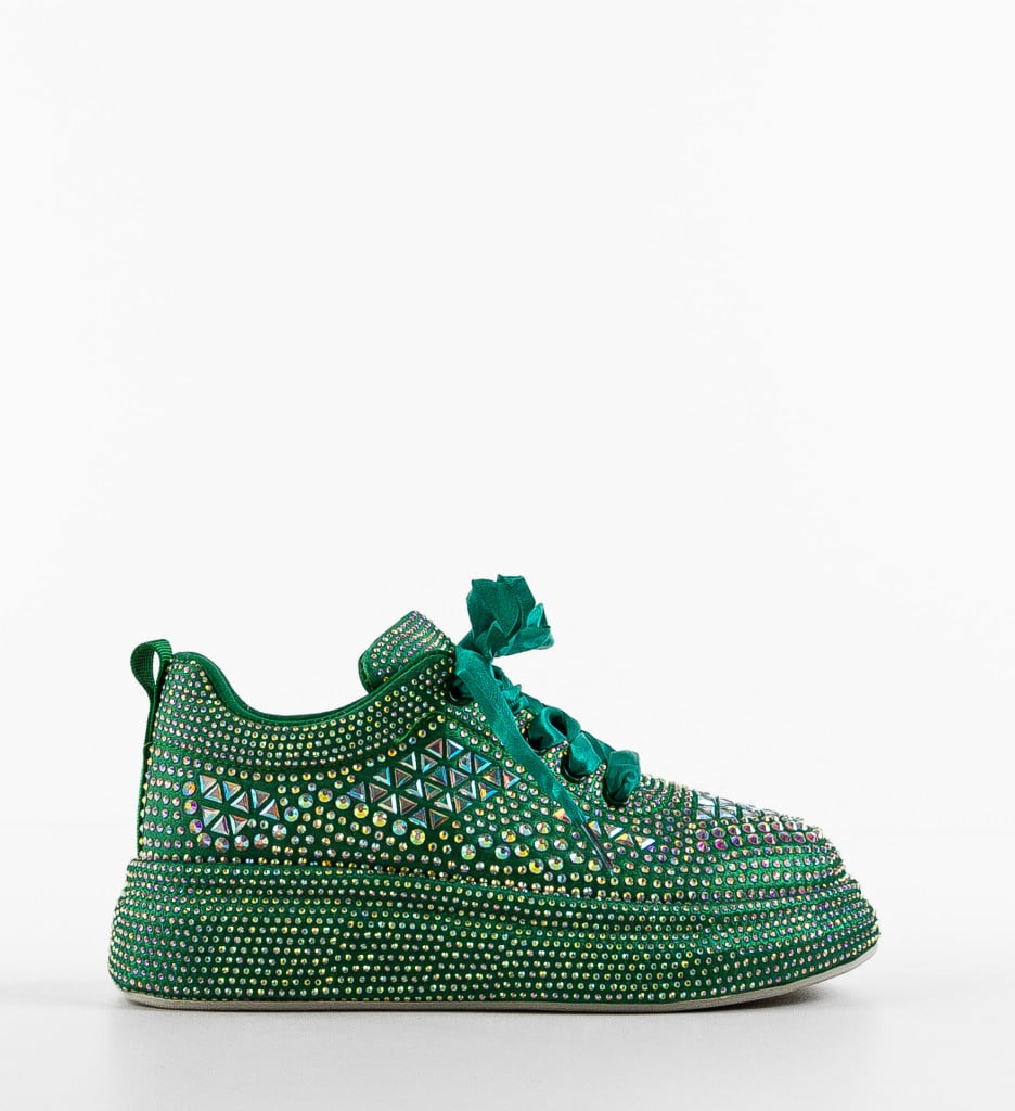 Sneakers dama Galmure Verzi - 5 | YEO