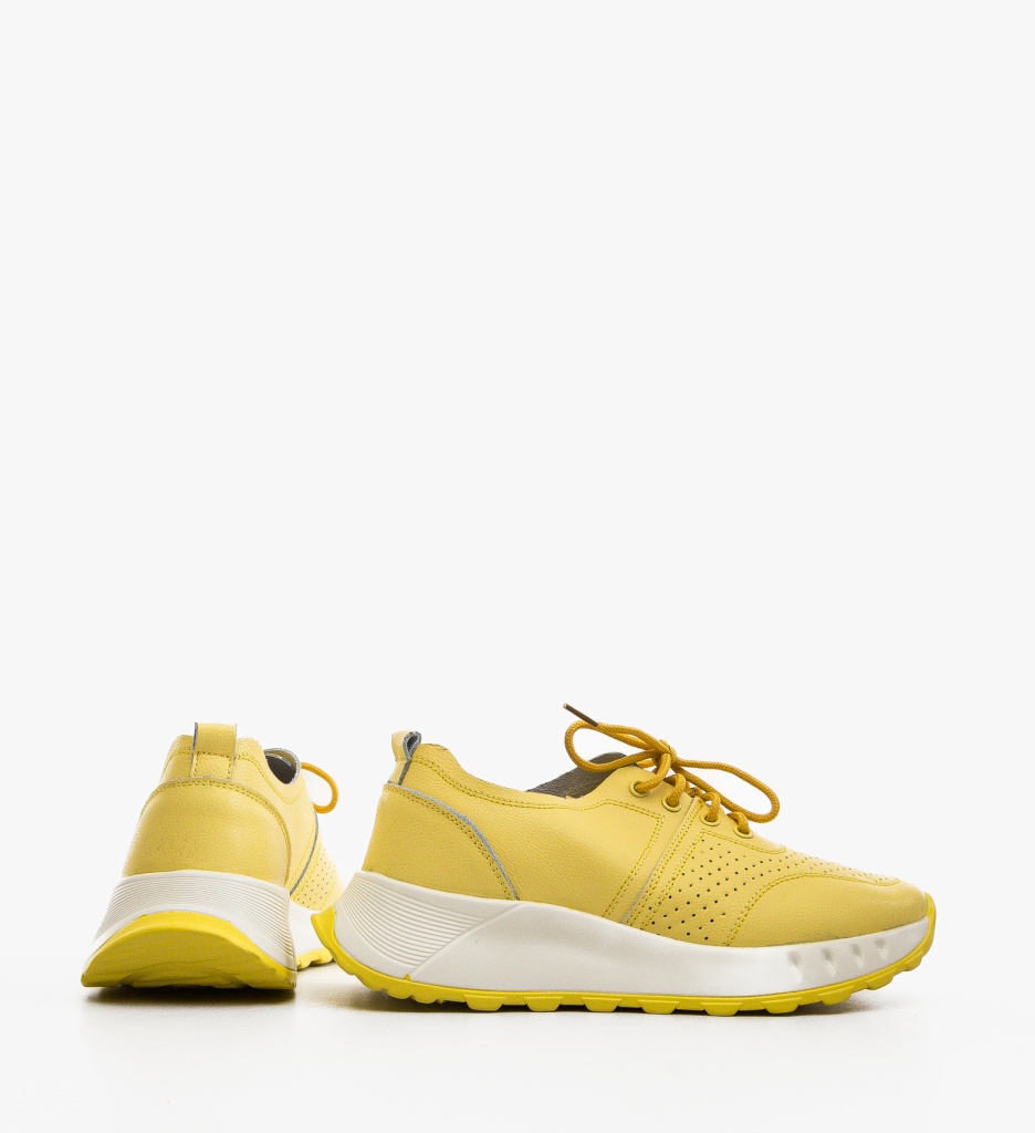Sneakers dama Horazia Galbeni - 4 | YEO