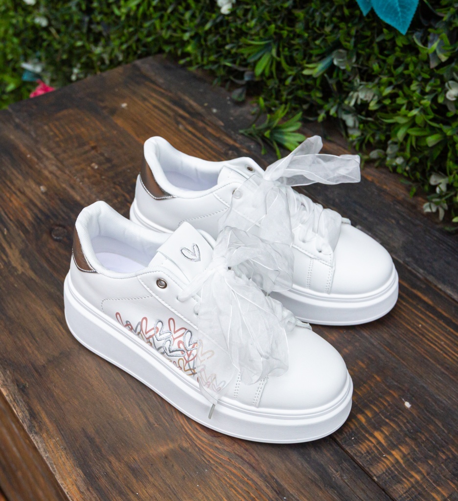 Sneakers dama Ilius Argintii - 4 | YEO