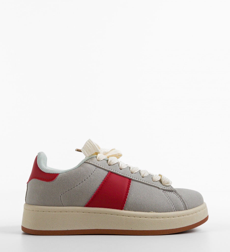 Sneakers dama Kionba Gri - 4 | YEO