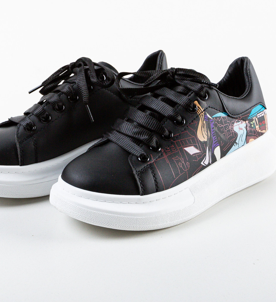 Sneakers dama Loinli Negri - 5 | YEO