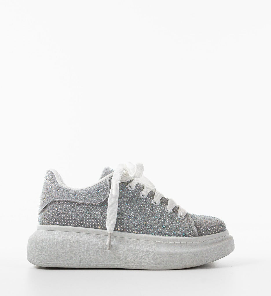 Sneakers dama Mermera Gri - 4 | YEO