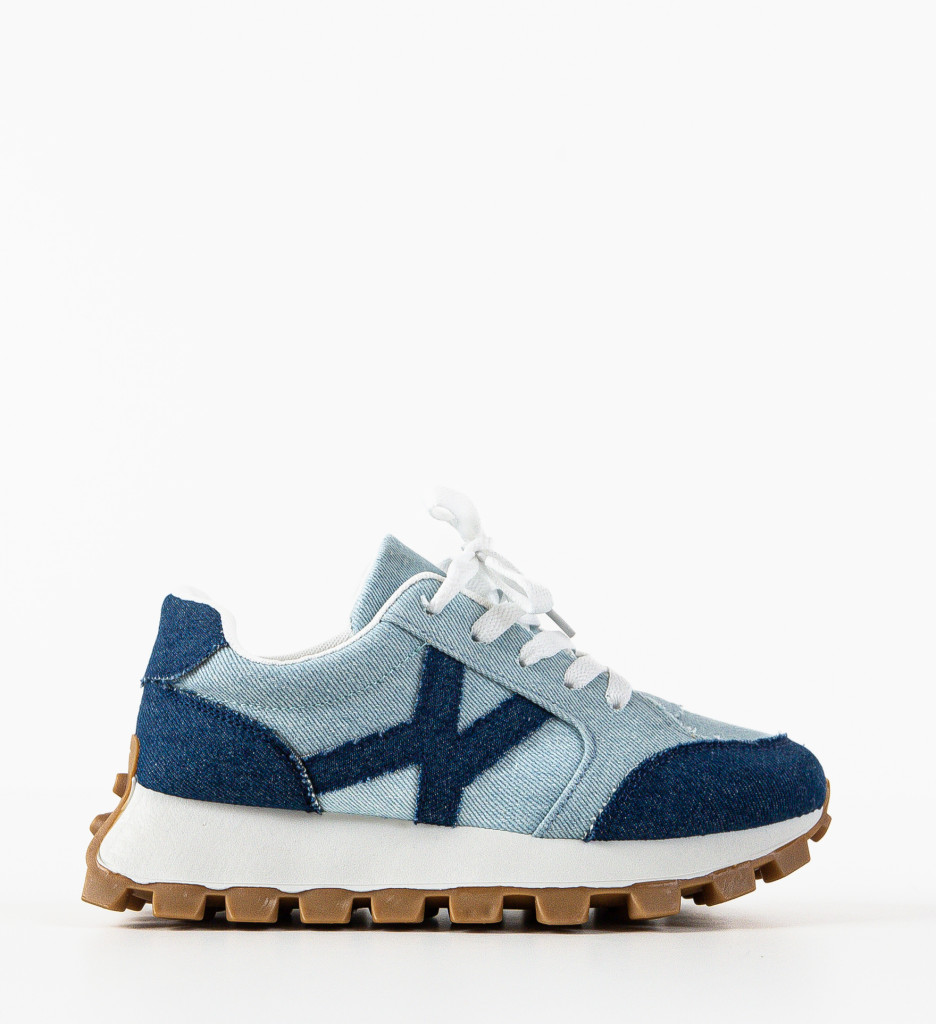 Sneakers dama Panabaz Albastri - 3 | YEO