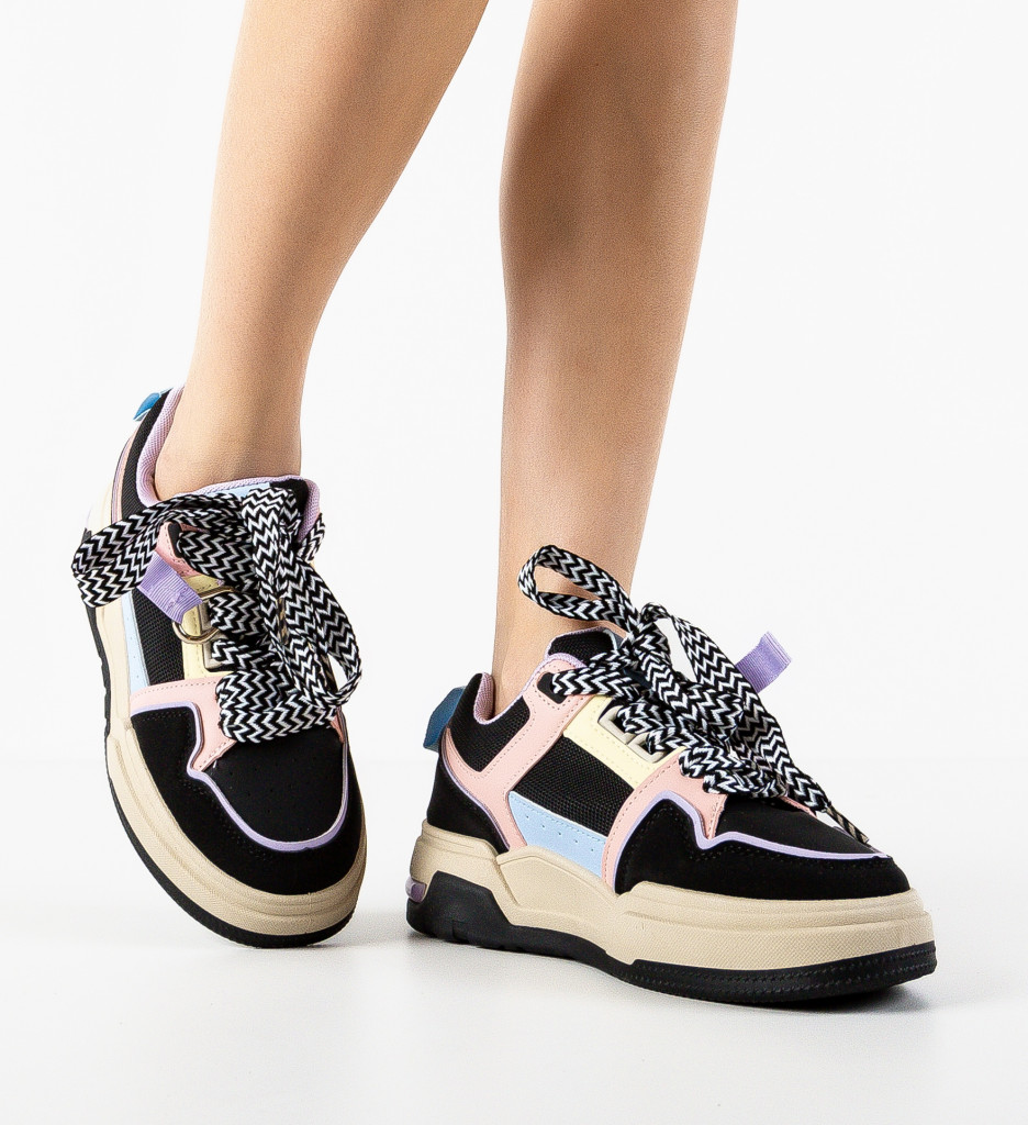 Sneakers dama Scolecit Negri - 1 | YEO