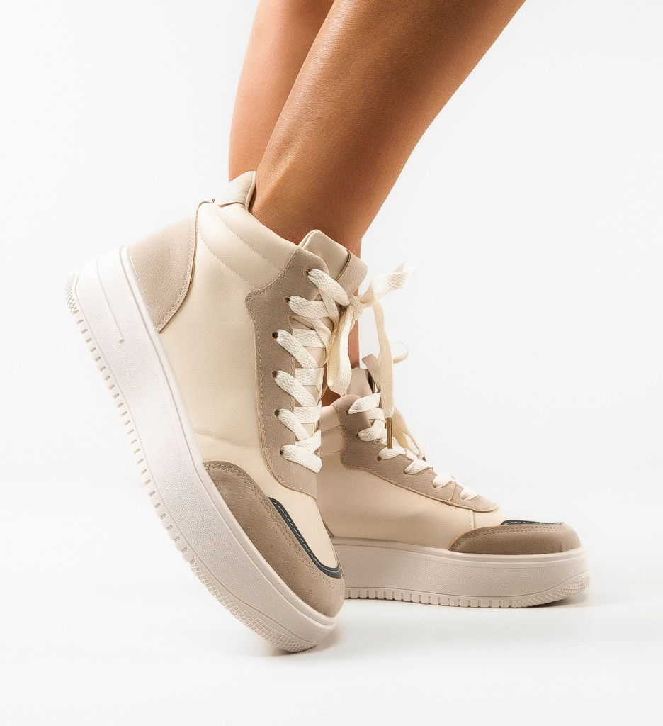 Sneakers dama Sedio Bej - 1 | YEO