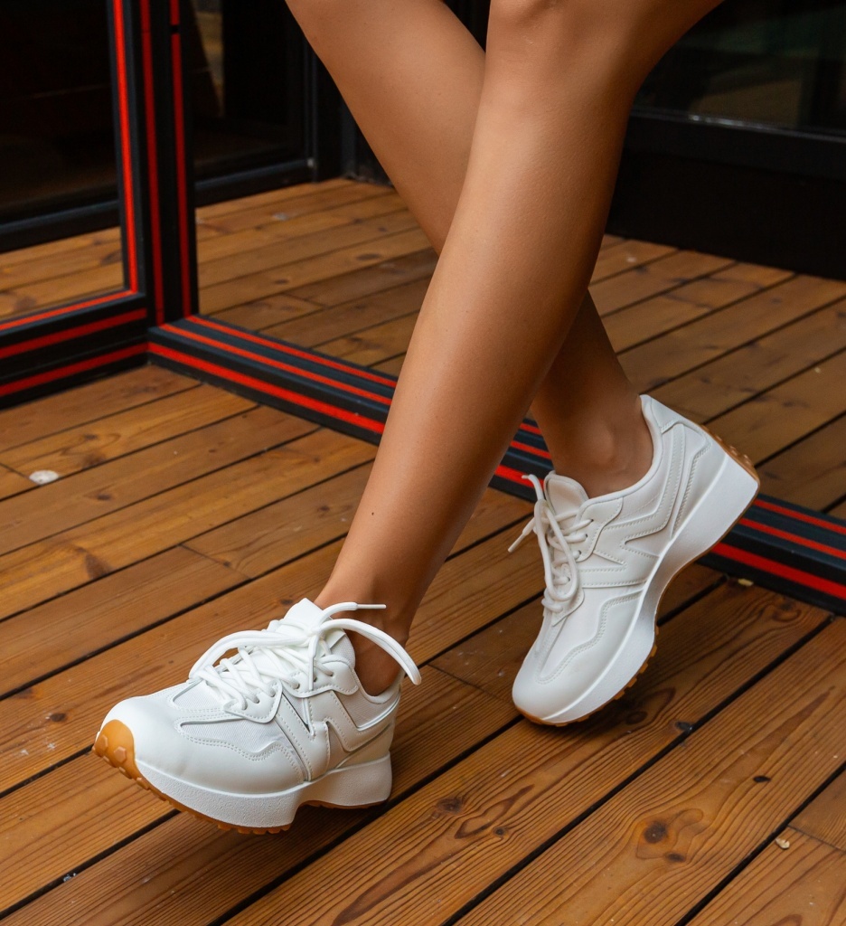 Sneakers dama Sharad Albi - 2 | YEO