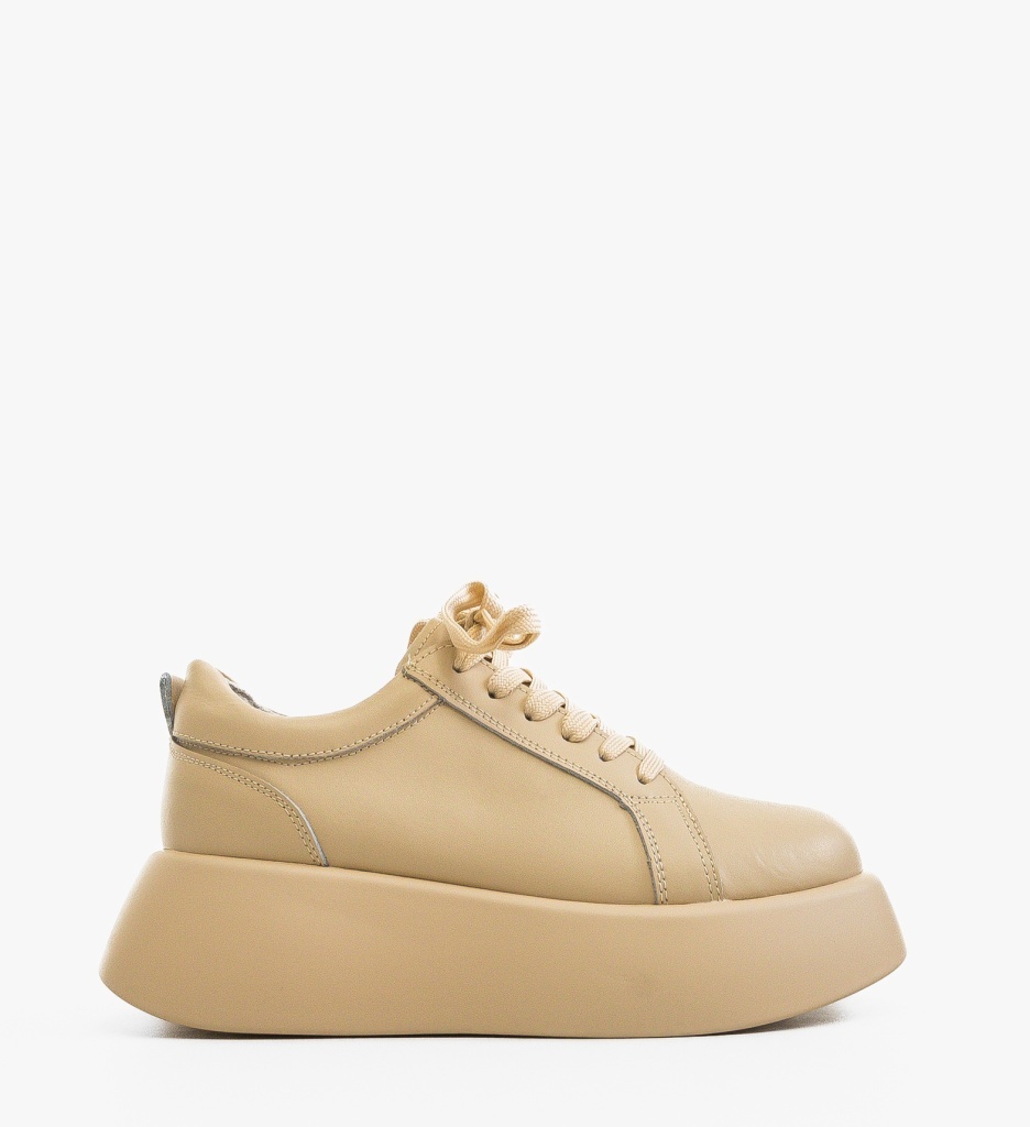 Sneakers dama Silona Bej - 3 | YEO