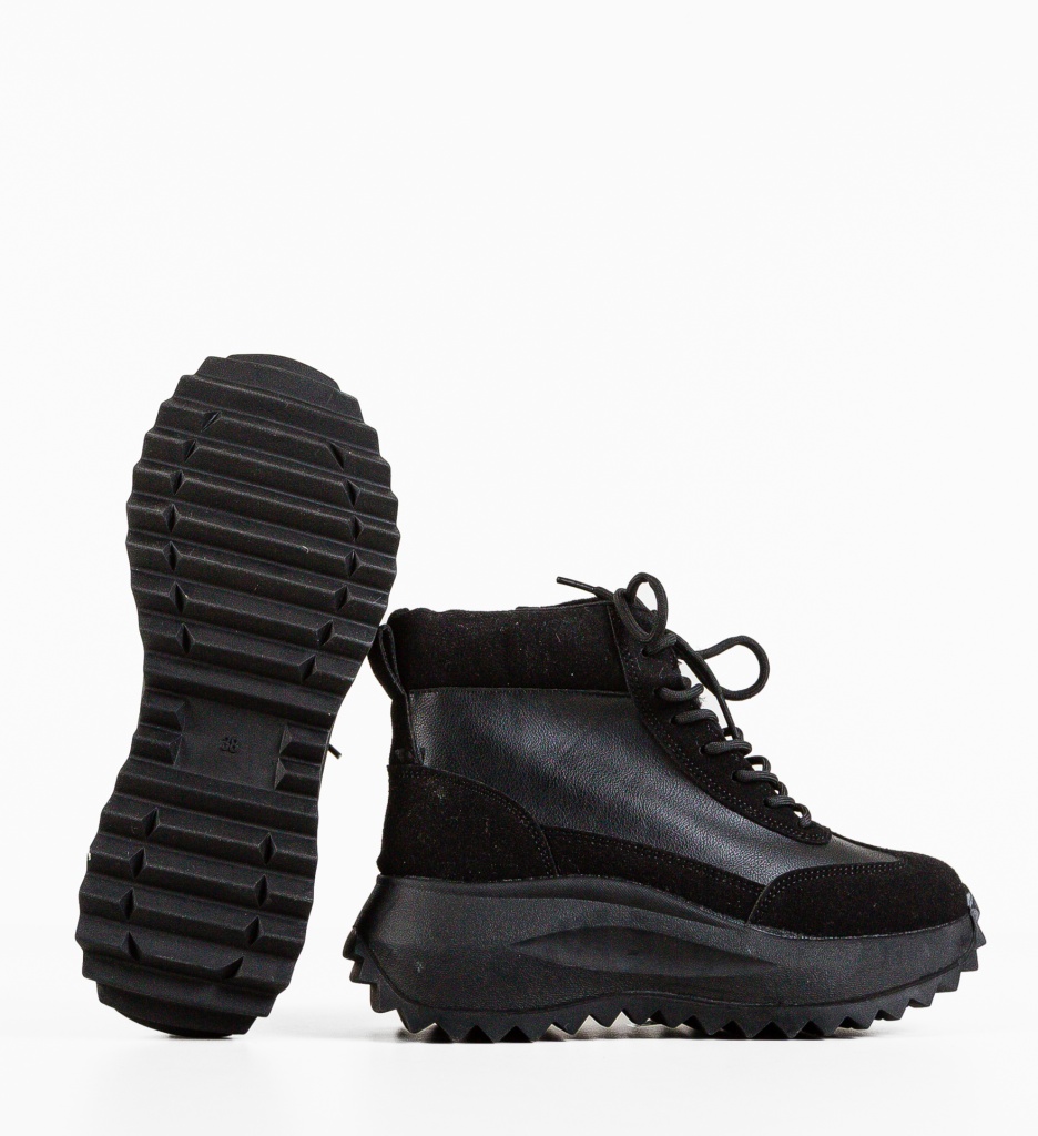 Poze Sneakers dama Tefa Negri depurtat.ro 