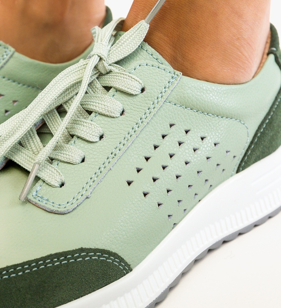 Sneakers dama Trybary Verzi - 1 | YEO