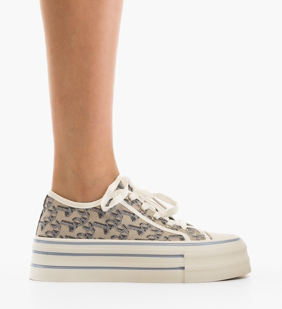 Sneakers dama Vidia Albastri 2 - 3 | YEO