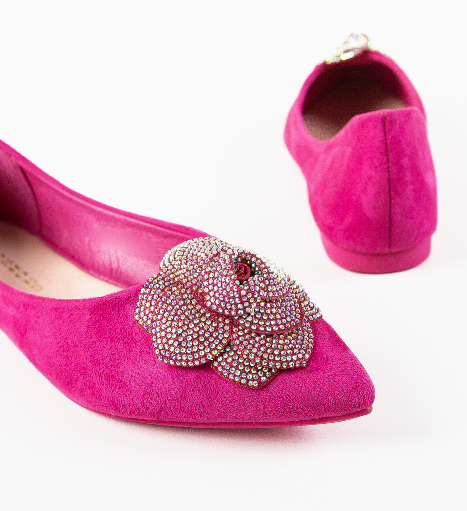 Poze Balerini dama Orhid Fuchsia DePurtat