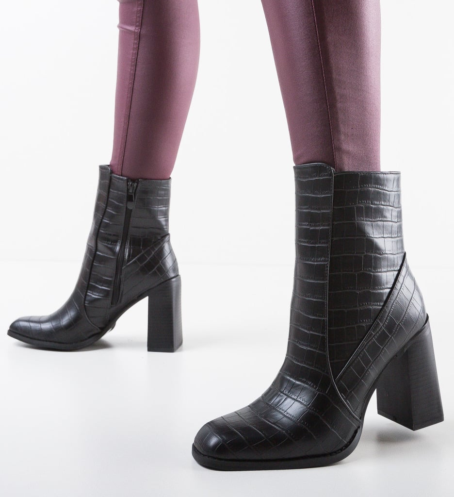 Botine Ameer Negre - 1 | YEO