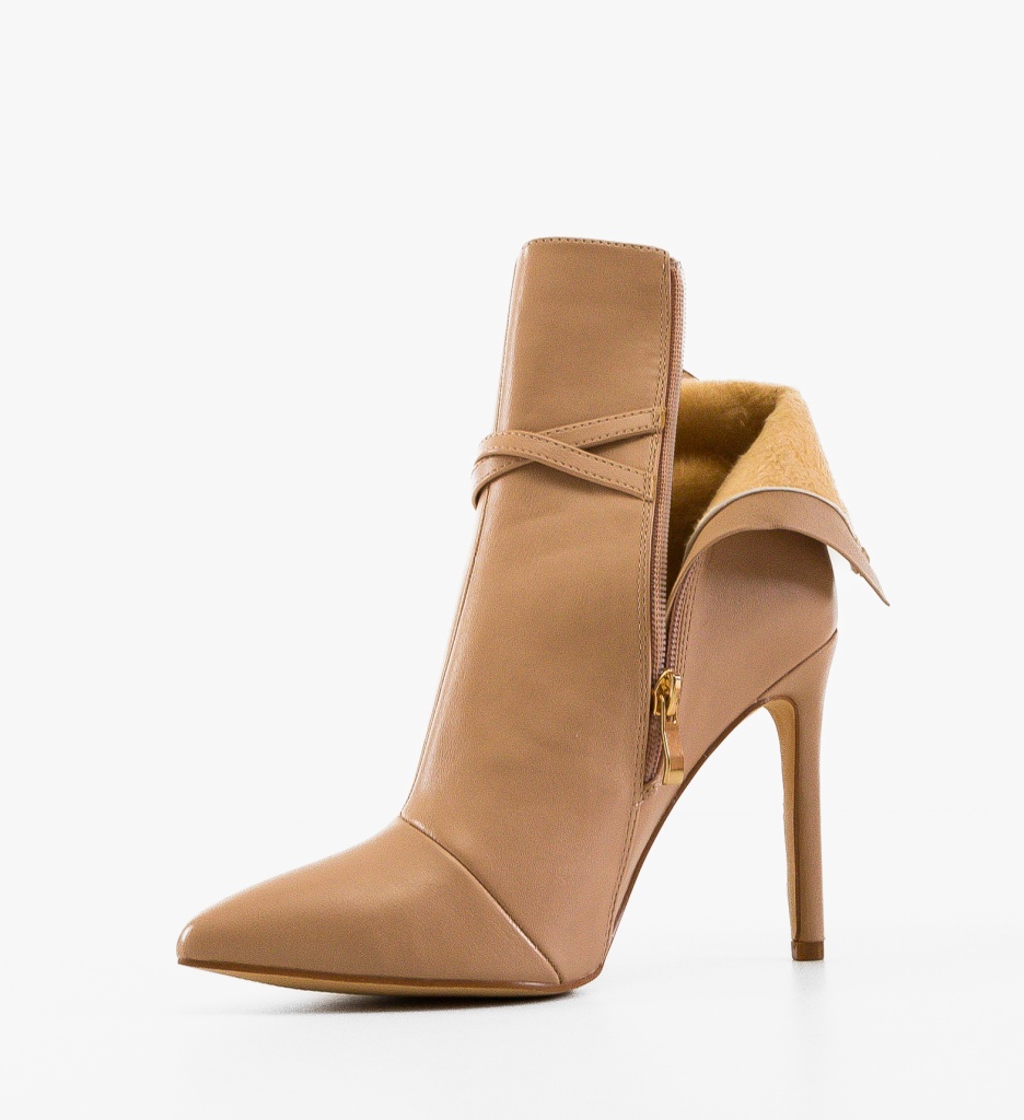 Botine dama Barbara Nude - 3 | YEO