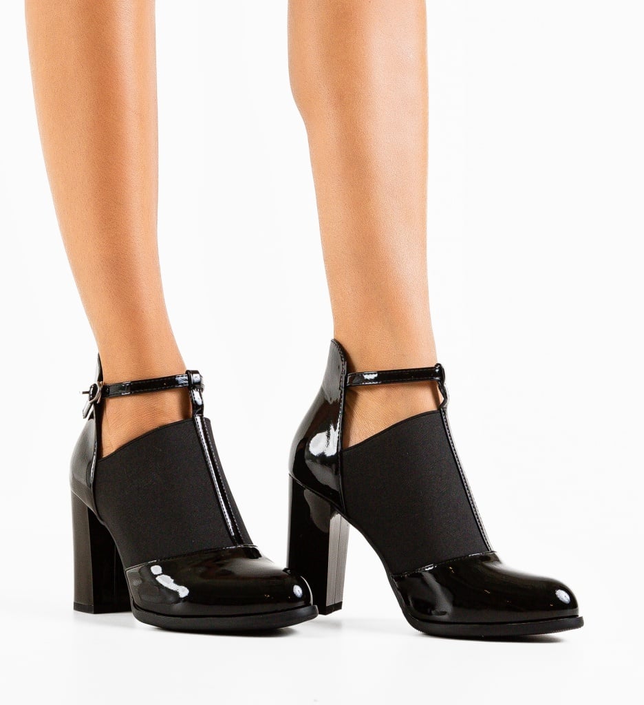 Botine dama Celeste Negre - 2 | YEO