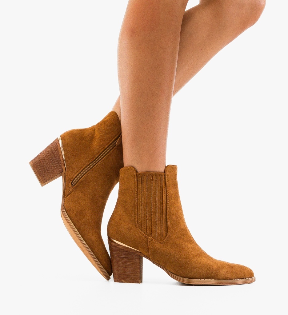 Botine dama Delgado Camel - 2 | YEO