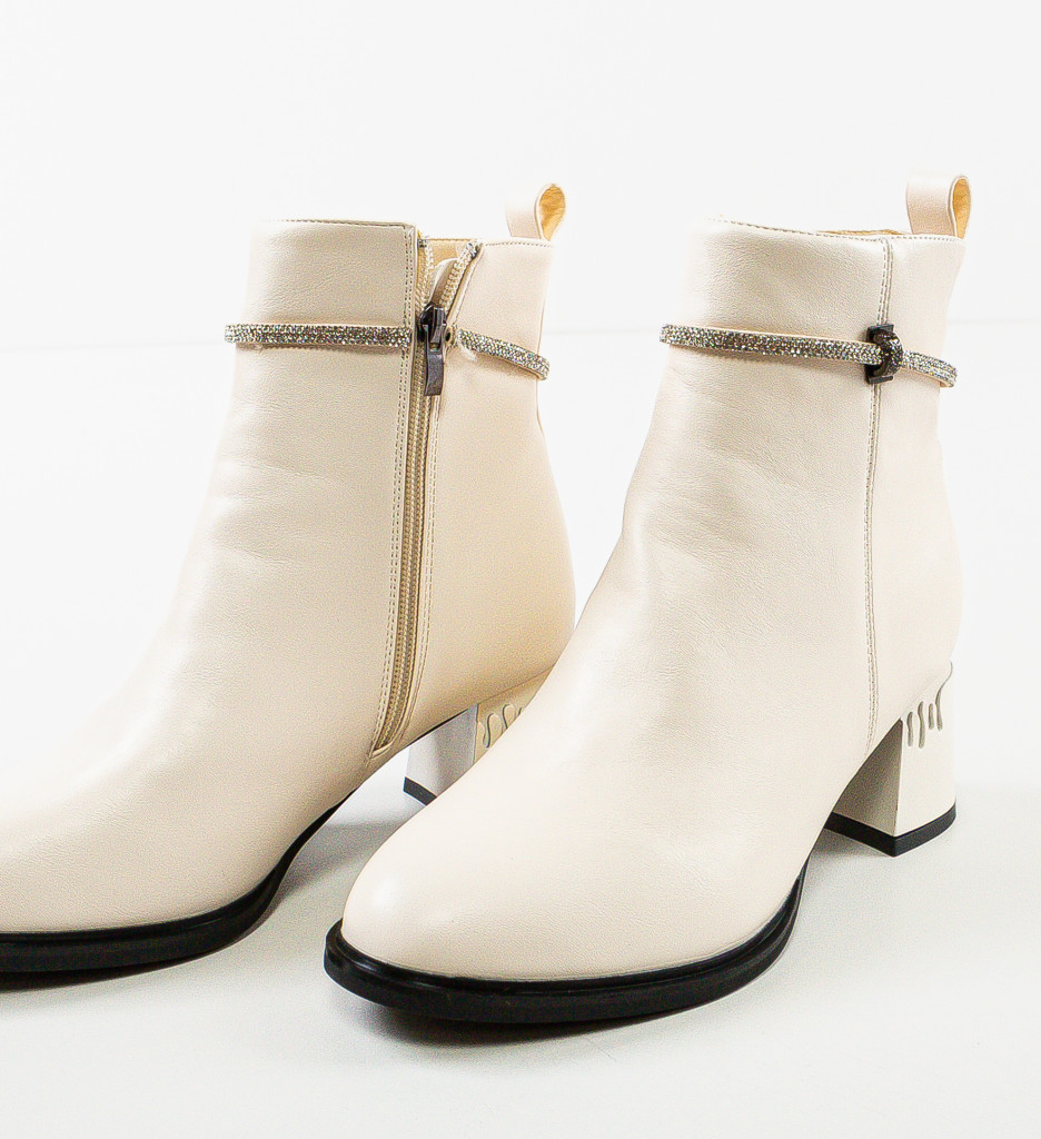 Botine dama Eponine Bej - 2 | YEO