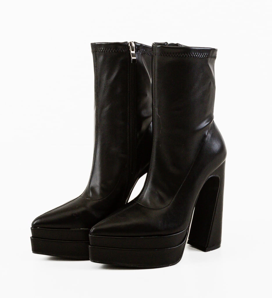 Botine dama Gilmour Negre - 4 | YEO