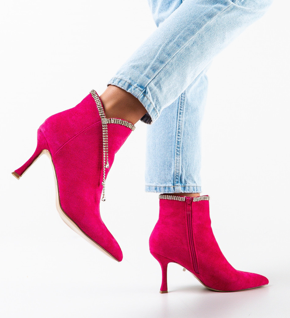 Botine dama Herring Fuchsia - 4 | YEO