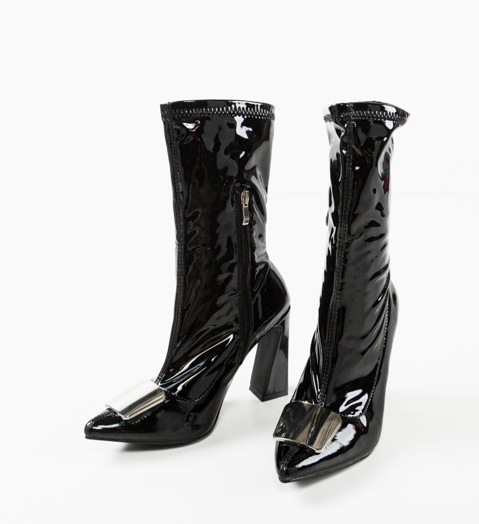 Botine dama Ilenia Negre - 5 | YEO