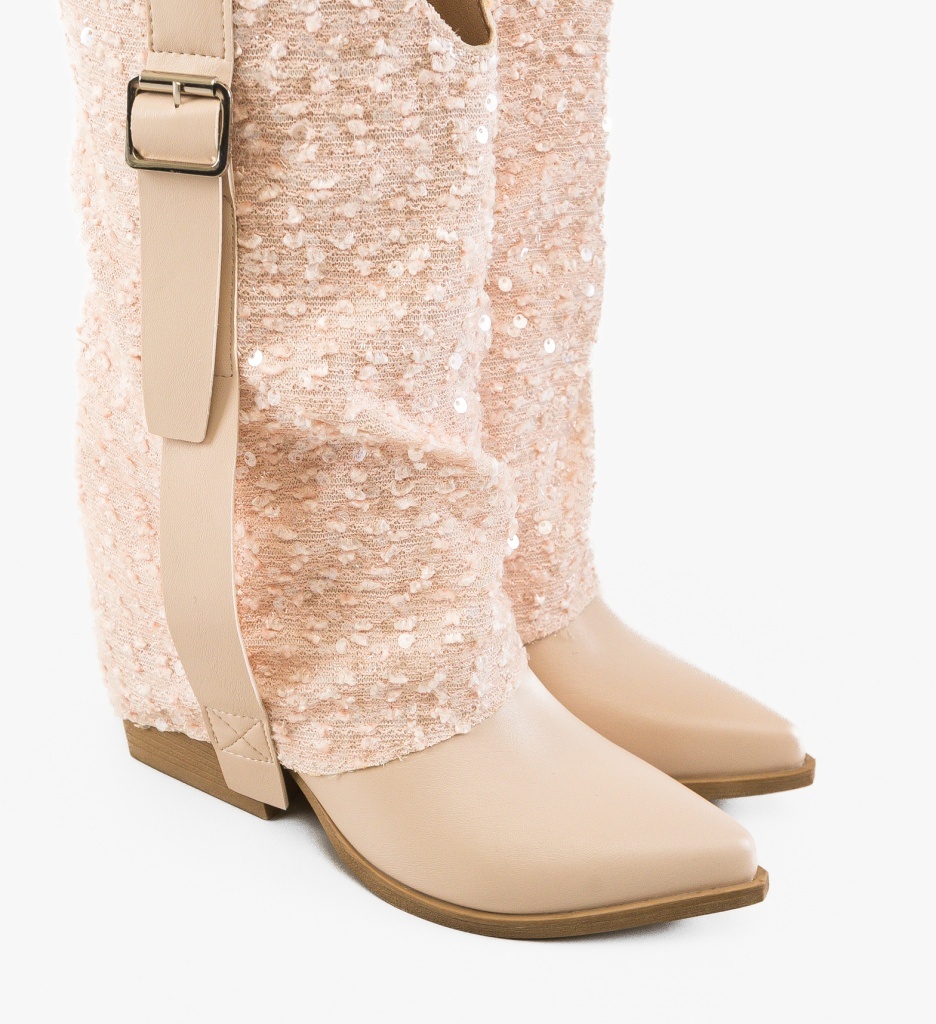 Botine dama Inga Bej - 3 | YEO