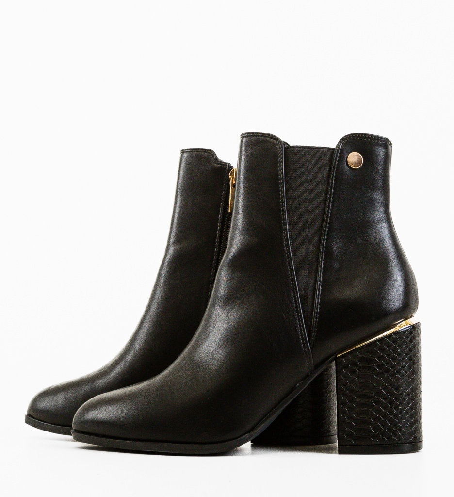 Botine dama Inimay Negre - 4 | YEO