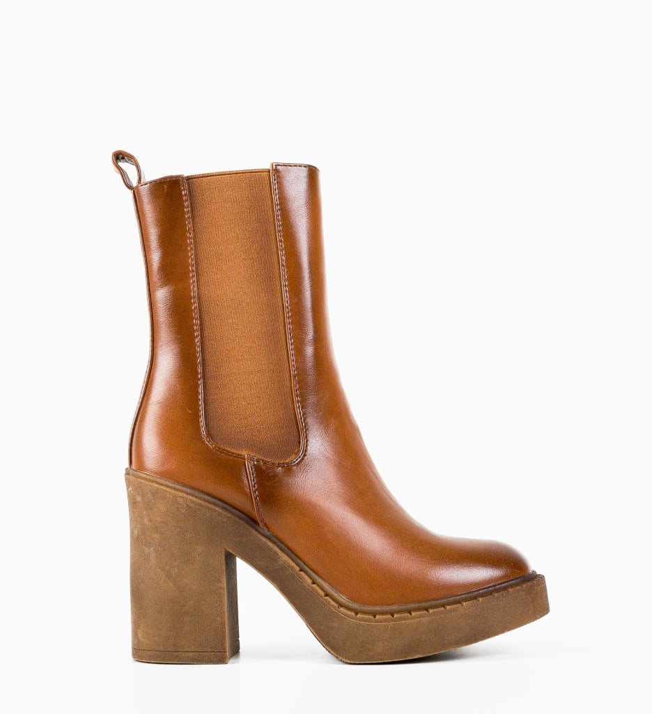 Botine dama Justi Camel - 4 | YEO