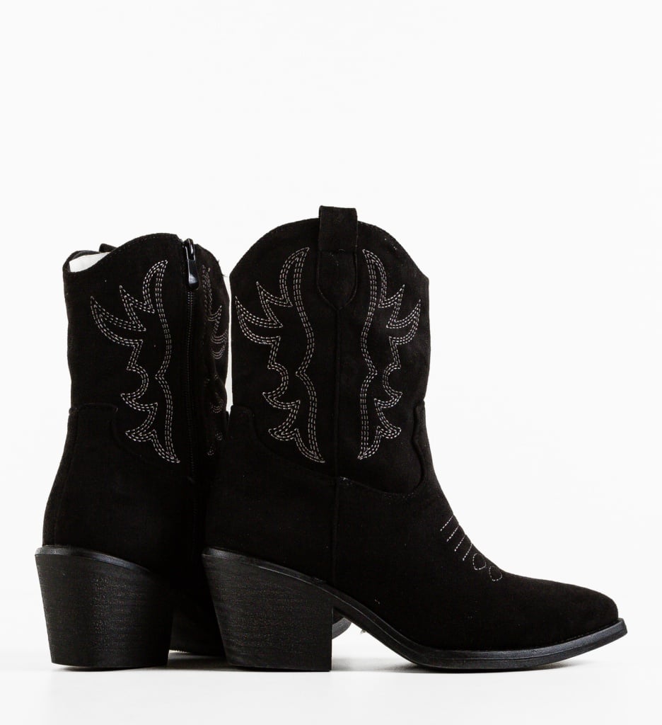 Botine dama Kamal Negre - 3 | YEO