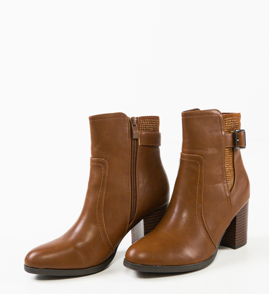 Botine dama Kiana Camel - 4 | YEO