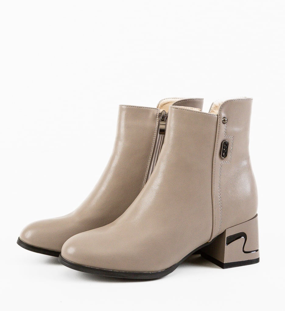 Botine dama Musat Gri - 4 | YEO