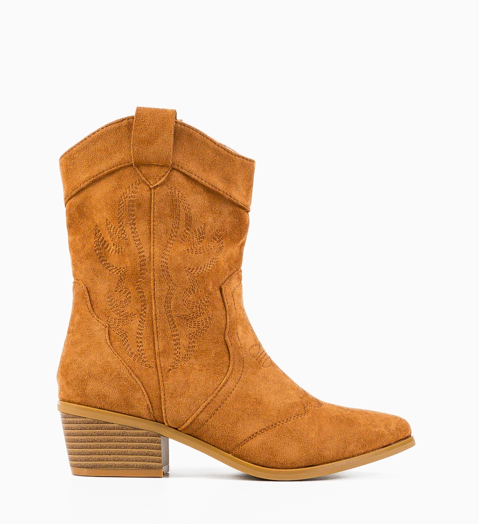 Botine dama Nanda Camel - 4 | YEO