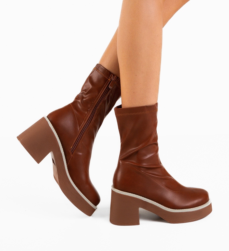 Botine dama Naom Camel - 2 | YEO